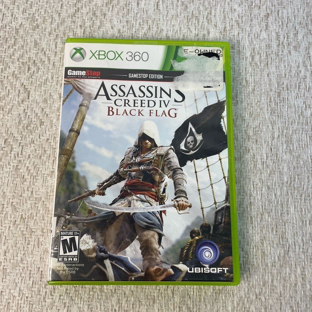 Assassin’s Creed IV Black Flag Xbox 360 Video Game **READ**